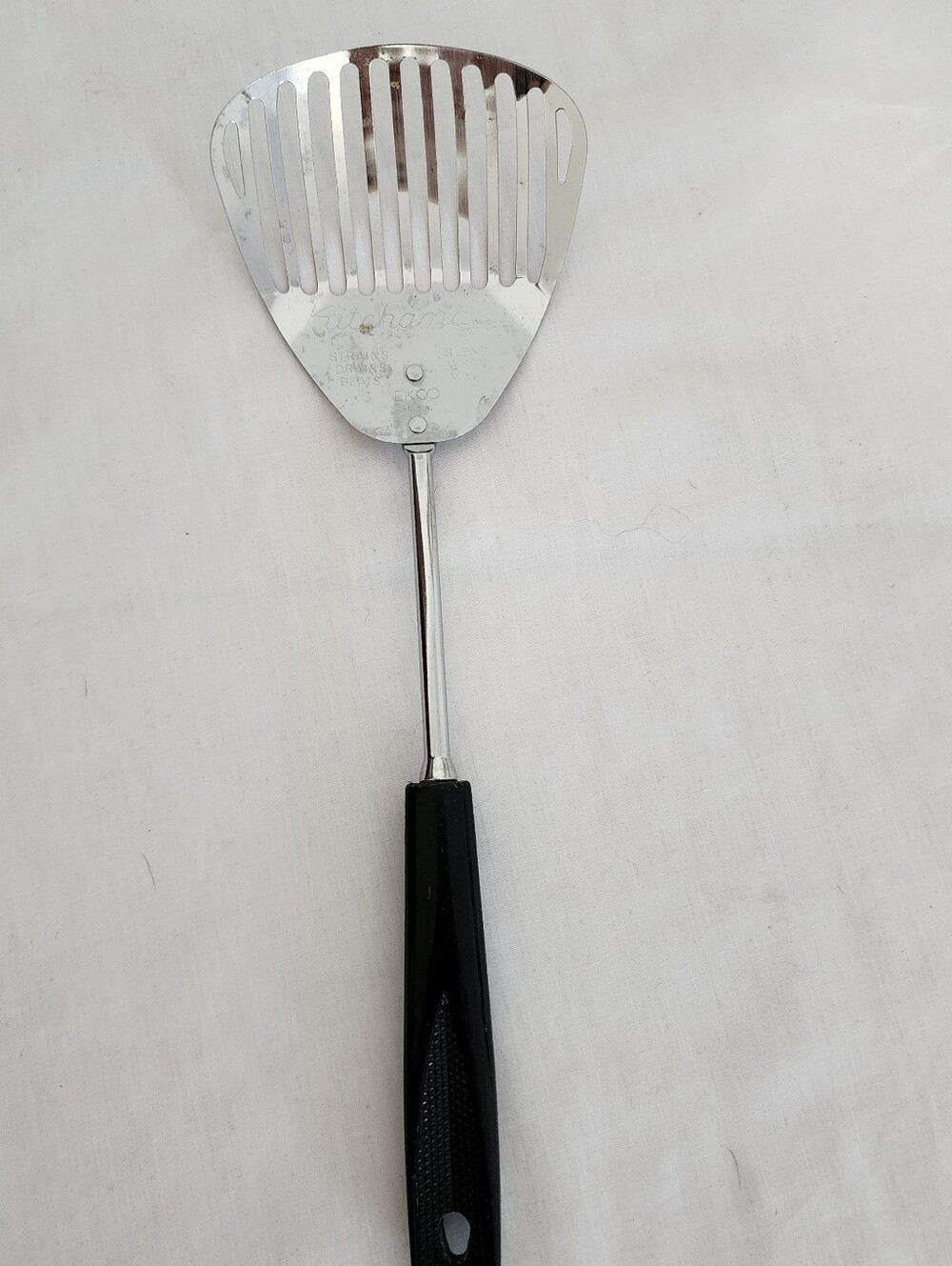 Vintage Ekco Kitchamajig Slotted Spatula Strain Drain Beat Blend Whip And Mix